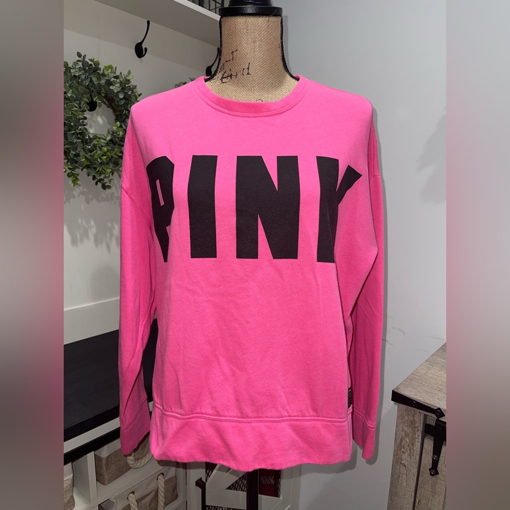 Victoria's Secret Pink sweatshirt with Black Accents